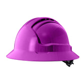 Maxisafe - Tuffgard Fullbrim Hard Hat - Ratchet Harness - Vented | HFB41RH-PUR